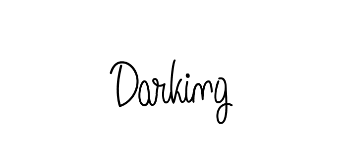 How to make Darking name signature. Use Angelique-Rose-font-FFP style for creating short signs online. This is the latest handwritten sign. Darking signature style 5 images and pictures png