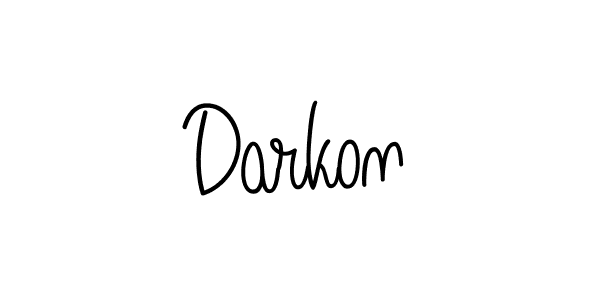 How to make Darkon name signature. Use Angelique-Rose-font-FFP style for creating short signs online. This is the latest handwritten sign. Darkon signature style 5 images and pictures png