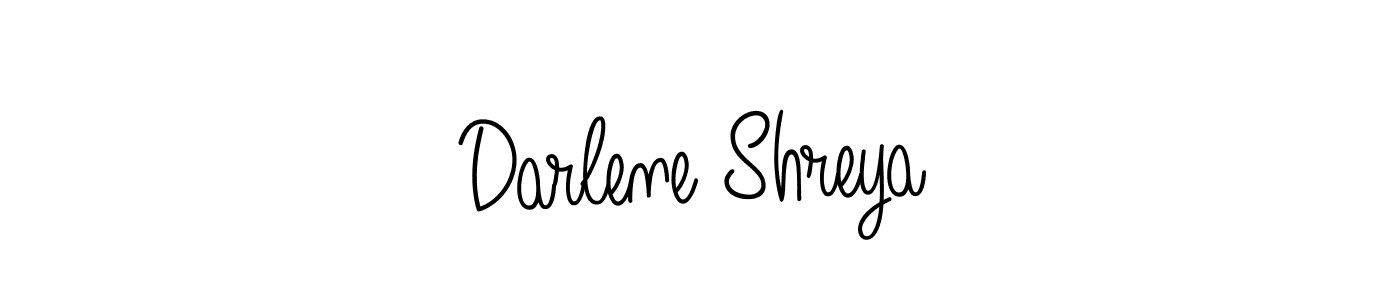 Make a beautiful signature design for name Darlene Shreya. Use this online signature maker to create a handwritten signature for free. Darlene Shreya signature style 5 images and pictures png