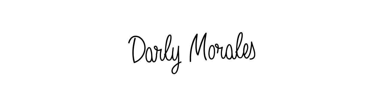 The best way (Angelique-Rose-font-FFP) to make a short signature is to pick only two or three words in your name. The name Darly Morales include a total of six letters. For converting this name. Darly Morales signature style 5 images and pictures png