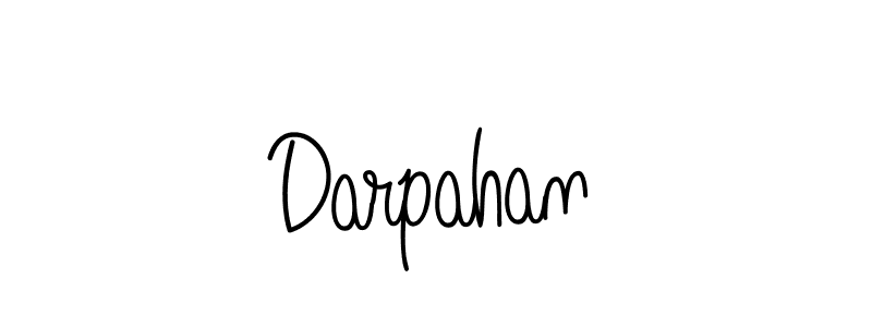 How to make Darpahan name signature. Use Angelique-Rose-font-FFP style for creating short signs online. This is the latest handwritten sign. Darpahan signature style 5 images and pictures png