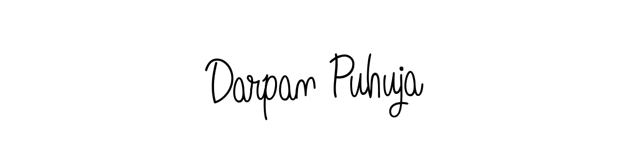Also You can easily find your signature by using the search form. We will create Darpan Puhuja name handwritten signature images for you free of cost using Angelique-Rose-font-FFP sign style. Darpan Puhuja signature style 5 images and pictures png