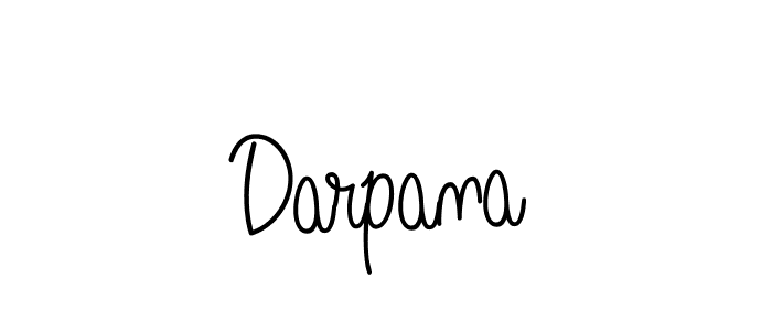 You should practise on your own different ways (Angelique-Rose-font-FFP) to write your name (Darpana) in signature. don't let someone else do it for you. Darpana signature style 5 images and pictures png