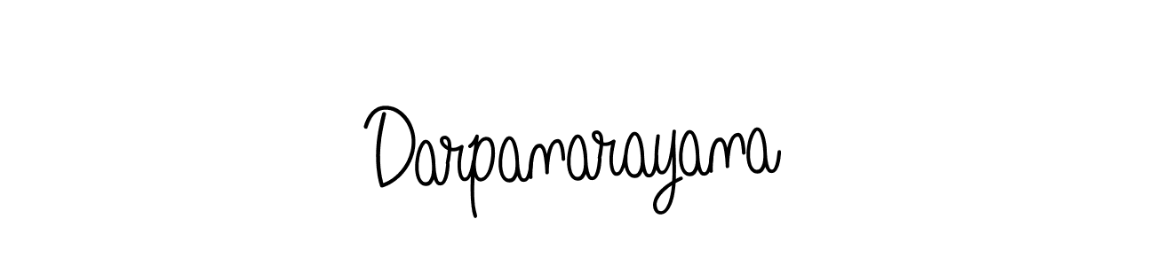 How to make Darpanarayana signature? Angelique-Rose-font-FFP is a professional autograph style. Create handwritten signature for Darpanarayana name. Darpanarayana signature style 5 images and pictures png