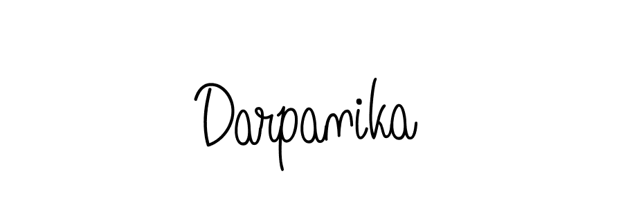 Darpanika stylish signature style. Best Handwritten Sign (Angelique-Rose-font-FFP) for my name. Handwritten Signature Collection Ideas for my name Darpanika. Darpanika signature style 5 images and pictures png