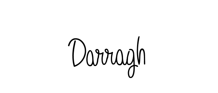 You should practise on your own different ways (Angelique-Rose-font-FFP) to write your name (Darragh) in signature. don't let someone else do it for you. Darragh signature style 5 images and pictures png