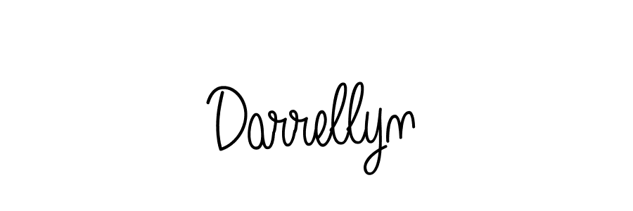 How to make Darrellyn signature? Angelique-Rose-font-FFP is a professional autograph style. Create handwritten signature for Darrellyn name. Darrellyn signature style 5 images and pictures png