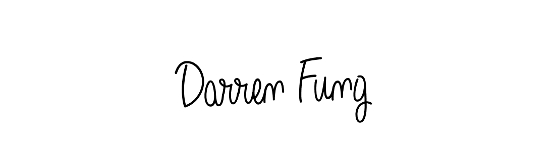 Design your own signature with our free online signature maker. With this signature software, you can create a handwritten (Angelique-Rose-font-FFP) signature for name Darren Fung. Darren Fung signature style 5 images and pictures png