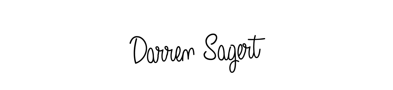 How to make Darren Sagert name signature. Use Angelique-Rose-font-FFP style for creating short signs online. This is the latest handwritten sign. Darren Sagert signature style 5 images and pictures png
