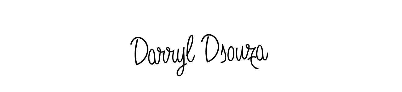 Design your own signature with our free online signature maker. With this signature software, you can create a handwritten (Angelique-Rose-font-FFP) signature for name Darryl Dsouza. Darryl Dsouza signature style 5 images and pictures png