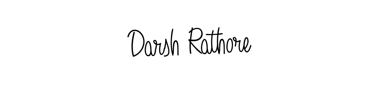 Make a beautiful signature design for name Darsh Rathore. With this signature (Angelique-Rose-font-FFP) style, you can create a handwritten signature for free. Darsh Rathore signature style 5 images and pictures png