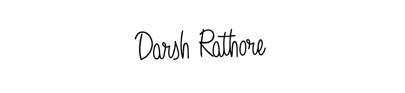 The best way (Angelique-Rose-font-FFP) to make a short signature is to pick only two or three words in your name. The name Darsh Rathore include a total of six letters. For converting this name. Darsh Rathore signature style 5 images and pictures png