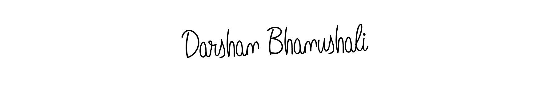 Design your own signature with our free online signature maker. With this signature software, you can create a handwritten (Angelique-Rose-font-FFP) signature for name Darshan Bhanushali. Darshan Bhanushali signature style 5 images and pictures png