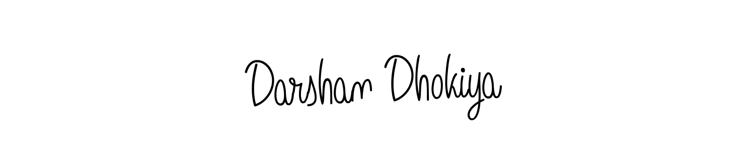 It looks lik you need a new signature style for name Darshan Dhokiya. Design unique handwritten (Angelique-Rose-font-FFP) signature with our free signature maker in just a few clicks. Darshan Dhokiya signature style 5 images and pictures png