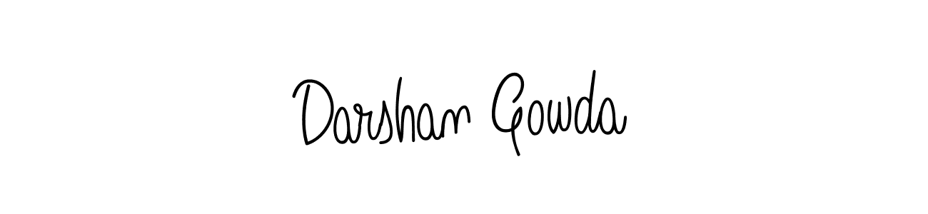 Also You can easily find your signature by using the search form. We will create Darshan Gowda name handwritten signature images for you free of cost using Angelique-Rose-font-FFP sign style. Darshan Gowda signature style 5 images and pictures png
