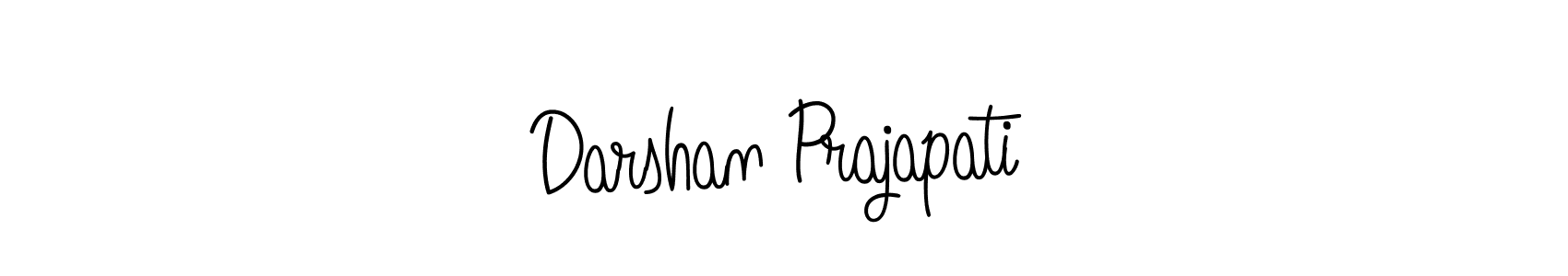 Darshan Prajapati stylish signature style. Best Handwritten Sign (Angelique-Rose-font-FFP) for my name. Handwritten Signature Collection Ideas for my name Darshan Prajapati. Darshan Prajapati signature style 5 images and pictures png