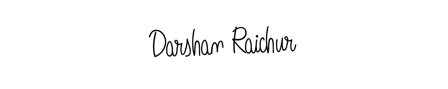 The best way (Angelique-Rose-font-FFP) to make a short signature is to pick only two or three words in your name. The name Darshan Raichur include a total of six letters. For converting this name. Darshan Raichur signature style 5 images and pictures png