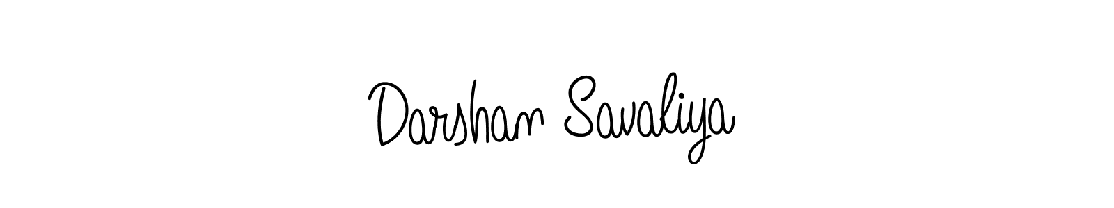 How to make Darshan Savaliya signature? Angelique-Rose-font-FFP is a professional autograph style. Create handwritten signature for Darshan Savaliya name. Darshan Savaliya signature style 5 images and pictures png