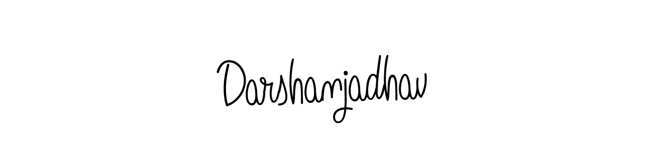 Create a beautiful signature design for name Darshanjadhav. With this signature (Angelique-Rose-font-FFP) fonts, you can make a handwritten signature for free. Darshanjadhav signature style 5 images and pictures png