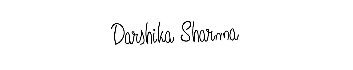 Make a beautiful signature design for name Darshika Sharma. Use this online signature maker to create a handwritten signature for free. Darshika Sharma signature style 5 images and pictures png