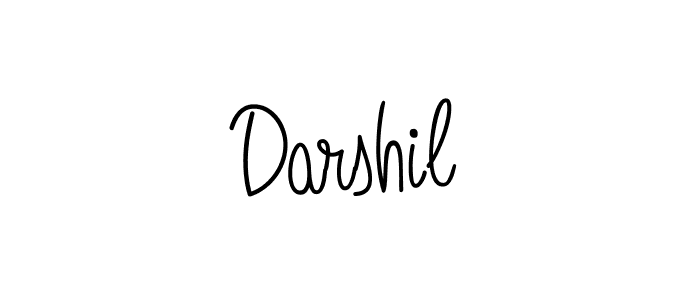 Also we have Darshil name is the best signature style. Create professional handwritten signature collection using Angelique-Rose-font-FFP autograph style. Darshil signature style 5 images and pictures png