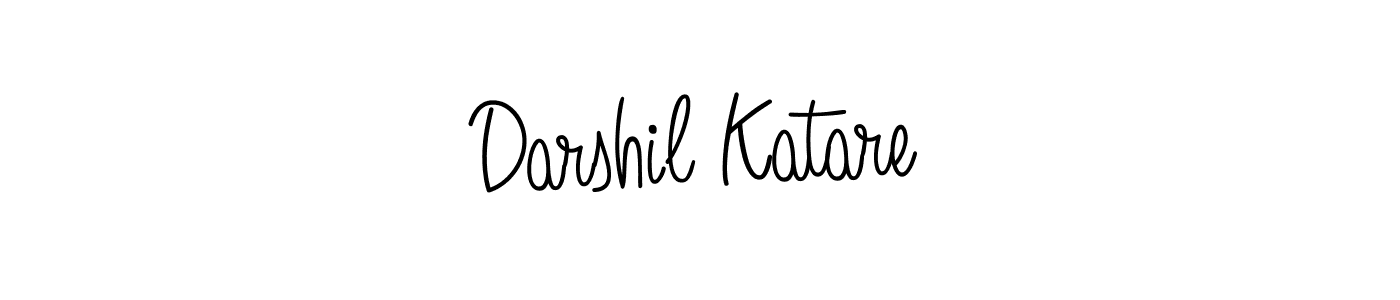 Darshil Katare stylish signature style. Best Handwritten Sign (Angelique-Rose-font-FFP) for my name. Handwritten Signature Collection Ideas for my name Darshil Katare. Darshil Katare signature style 5 images and pictures png