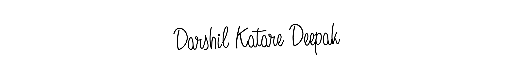Darshil Katare Deepak stylish signature style. Best Handwritten Sign (Angelique-Rose-font-FFP) for my name. Handwritten Signature Collection Ideas for my name Darshil Katare Deepak. Darshil Katare Deepak signature style 5 images and pictures png