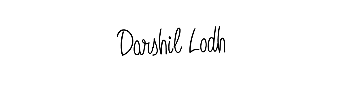 Make a beautiful signature design for name Darshil Lodh. Use this online signature maker to create a handwritten signature for free. Darshil Lodh signature style 5 images and pictures png