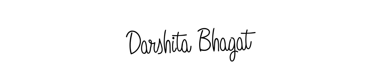 Create a beautiful signature design for name Darshita Bhagat. With this signature (Angelique-Rose-font-FFP) fonts, you can make a handwritten signature for free. Darshita Bhagat signature style 5 images and pictures png