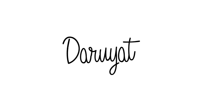 Create a beautiful signature design for name Daruyat. With this signature (Angelique-Rose-font-FFP) fonts, you can make a handwritten signature for free. Daruyat signature style 5 images and pictures png