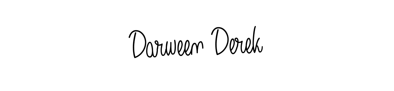 This is the best signature style for the Darween Derek name. Also you like these signature font (Angelique-Rose-font-FFP). Mix name signature. Darween Derek signature style 5 images and pictures png