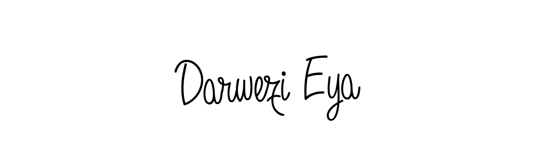 Make a beautiful signature design for name Darwezi Eya. Use this online signature maker to create a handwritten signature for free. Darwezi Eya signature style 5 images and pictures png