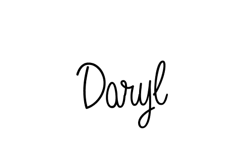 You should practise on your own different ways (Angelique-Rose-font-FFP) to write your name (Daryl) in signature. don't let someone else do it for you. Daryl signature style 5 images and pictures png