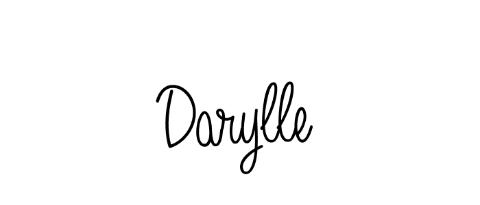 Darylle stylish signature style. Best Handwritten Sign (Angelique-Rose-font-FFP) for my name. Handwritten Signature Collection Ideas for my name Darylle. Darylle signature style 5 images and pictures png