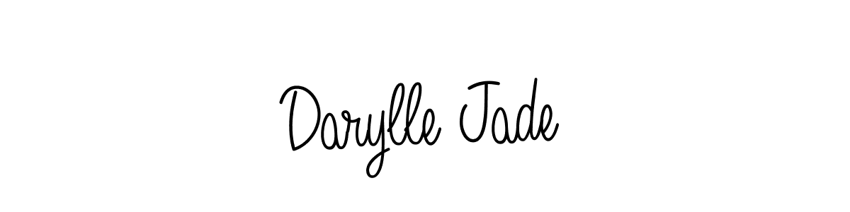 How to make Darylle Jade signature? Angelique-Rose-font-FFP is a professional autograph style. Create handwritten signature for Darylle Jade name. Darylle Jade signature style 5 images and pictures png