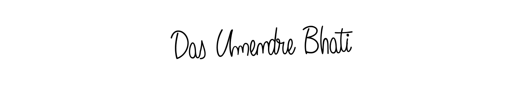 Use a signature maker to create a handwritten signature online. With this signature software, you can design (Angelique-Rose-font-FFP) your own signature for name Das Umendre Bhati. Das Umendre Bhati signature style 5 images and pictures png