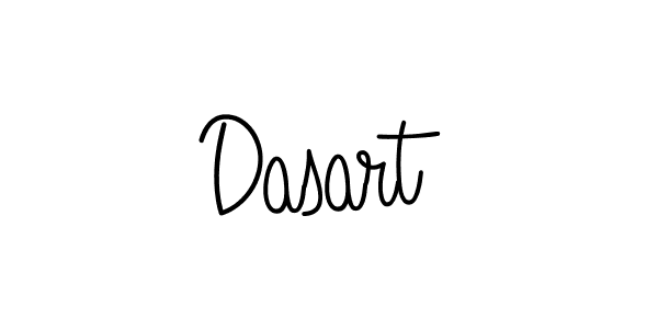 The best way (Angelique-Rose-font-FFP) to make a short signature is to pick only two or three words in your name. The name Dasart include a total of six letters. For converting this name. Dasart signature style 5 images and pictures png