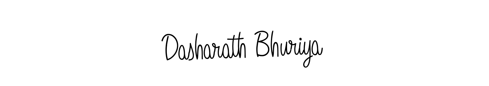 The best way (Angelique-Rose-font-FFP) to make a short signature is to pick only two or three words in your name. The name Dasharath Bhuriya include a total of six letters. For converting this name. Dasharath Bhuriya signature style 5 images and pictures png