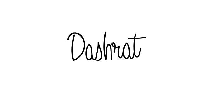 You should practise on your own different ways (Angelique-Rose-font-FFP) to write your name (Dashrat) in signature. don't let someone else do it for you. Dashrat signature style 5 images and pictures png