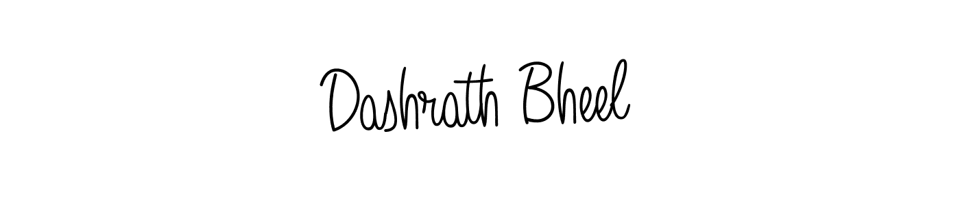 Make a beautiful signature design for name Dashrath Bheel. With this signature (Angelique-Rose-font-FFP) style, you can create a handwritten signature for free. Dashrath Bheel signature style 5 images and pictures png