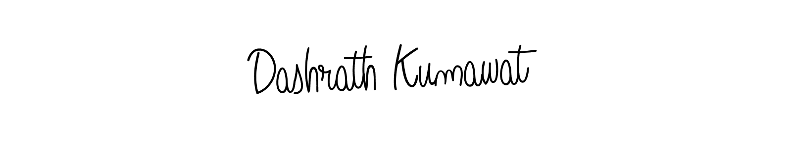 Make a beautiful signature design for name Dashrath Kumawat. With this signature (Angelique-Rose-font-FFP) style, you can create a handwritten signature for free. Dashrath Kumawat signature style 5 images and pictures png