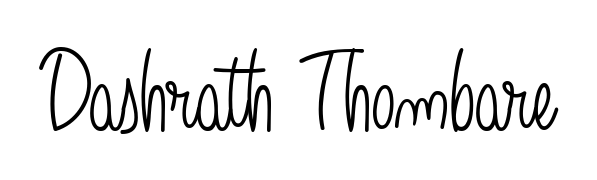 Make a short Dashrath Thombare signature style. Manage your documents anywhere anytime using Angelique-Rose-font-FFP. Create and add eSignatures, submit forms, share and send files easily. Dashrath Thombare signature style 5 images and pictures png