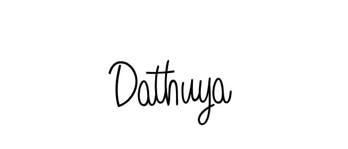 Make a beautiful signature design for name Dathuya. Use this online signature maker to create a handwritten signature for free. Dathuya signature style 5 images and pictures png