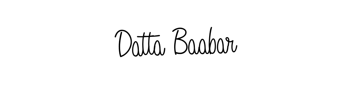 Best and Professional Signature Style for Datta Baabar. Angelique-Rose-font-FFP Best Signature Style Collection. Datta Baabar signature style 5 images and pictures png