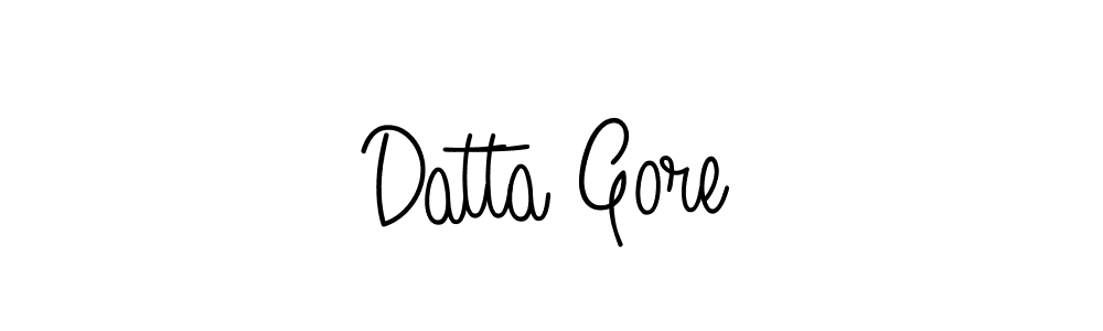 You should practise on your own different ways (Angelique-Rose-font-FFP) to write your name (Datta Gore) in signature. don't let someone else do it for you. Datta Gore signature style 5 images and pictures png