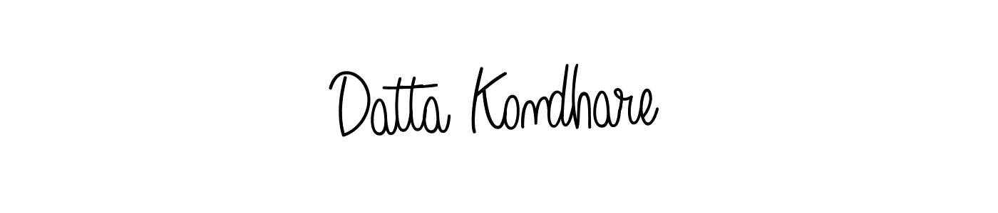 How to make Datta Kondhare signature? Angelique-Rose-font-FFP is a professional autograph style. Create handwritten signature for Datta Kondhare name. Datta Kondhare signature style 5 images and pictures png