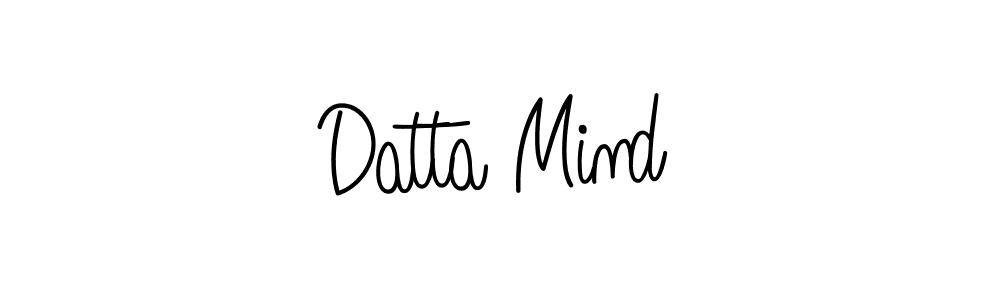 Create a beautiful signature design for name Datta Mind. With this signature (Angelique-Rose-font-FFP) fonts, you can make a handwritten signature for free. Datta Mind signature style 5 images and pictures png