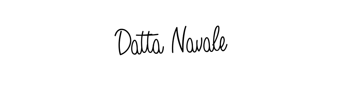 How to make Datta Navale signature? Angelique-Rose-font-FFP is a professional autograph style. Create handwritten signature for Datta Navale name. Datta Navale signature style 5 images and pictures png