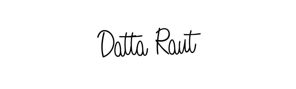 Design your own signature with our free online signature maker. With this signature software, you can create a handwritten (Angelique-Rose-font-FFP) signature for name Datta Raut. Datta Raut signature style 5 images and pictures png