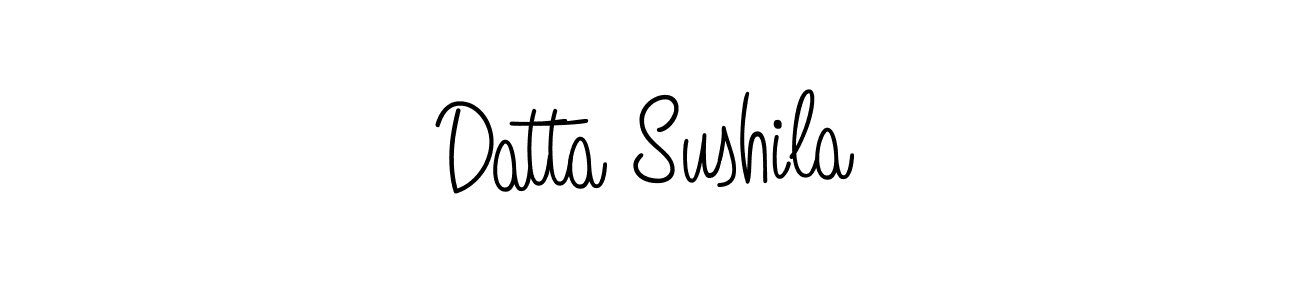 How to make Datta Sushila signature? Angelique-Rose-font-FFP is a professional autograph style. Create handwritten signature for Datta Sushila name. Datta Sushila signature style 5 images and pictures png
